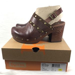 korks melrosa clog heel